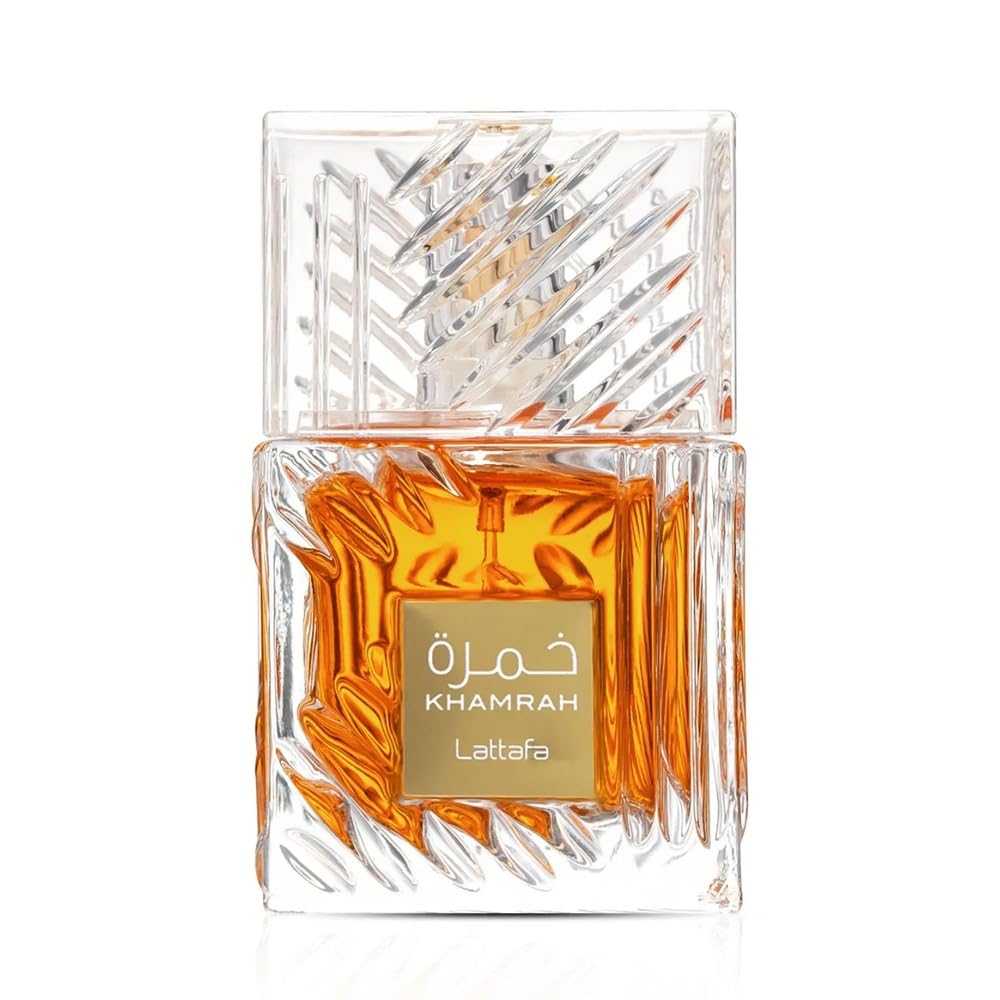 Lattafa Khamrah EDP spiced amber oud vanilla cinnamon tonka long lasting Arabic perfume unisex Dubai