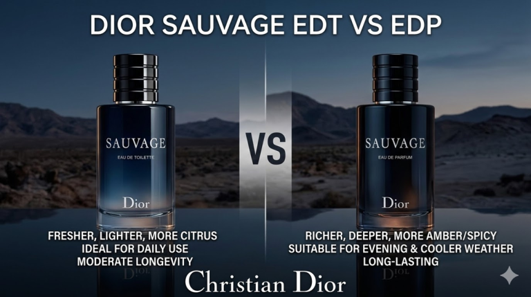 Dior Sauvage EDT vs EDP Dior Sauvage EDT vs EDP