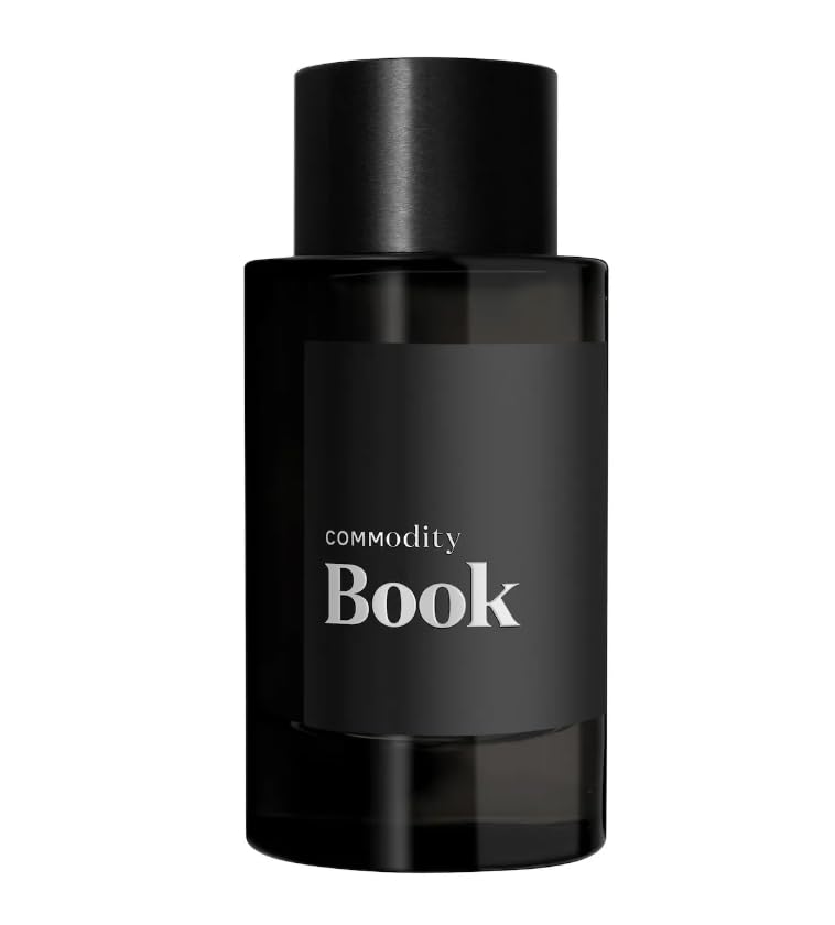 Commodity Book Expressive EDP sandalwood cedarwood bergamot eucalyptus raw woody American niche fragrance unisex clean