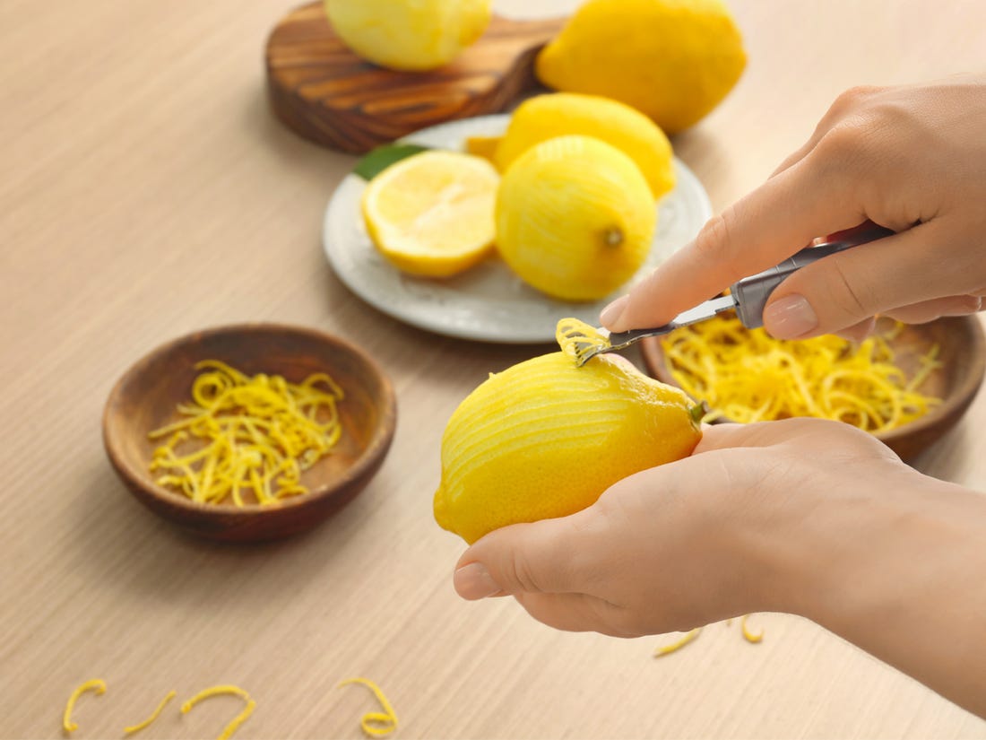 Zesting a Lemon